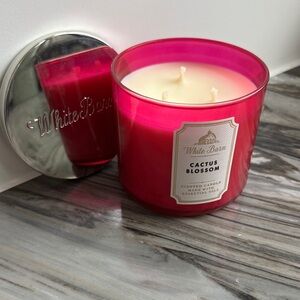 White Barn Pink Cactus Blossom 3-Wick Scented Candle